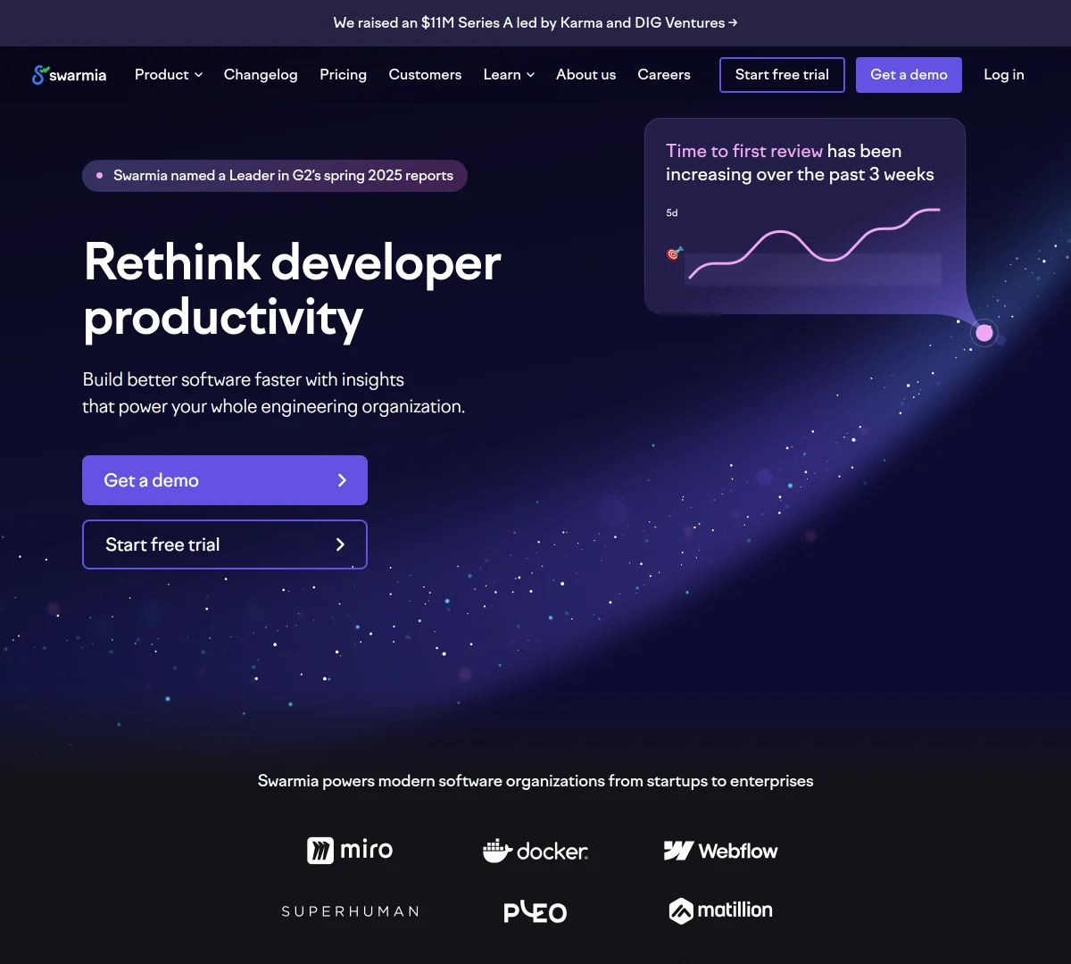 Swarmia Secures €10 Million to Advance Engineering Productivity Intelligence