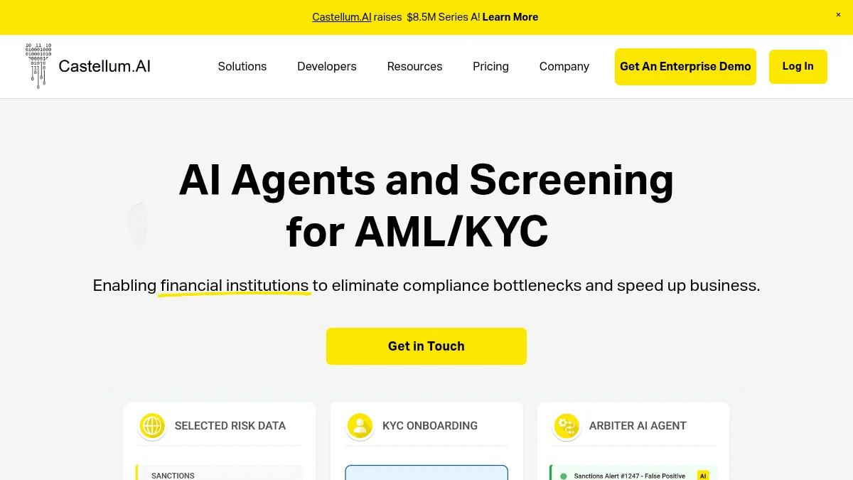 Castellum.AI Secures $8.5M Series A for AI Compliance