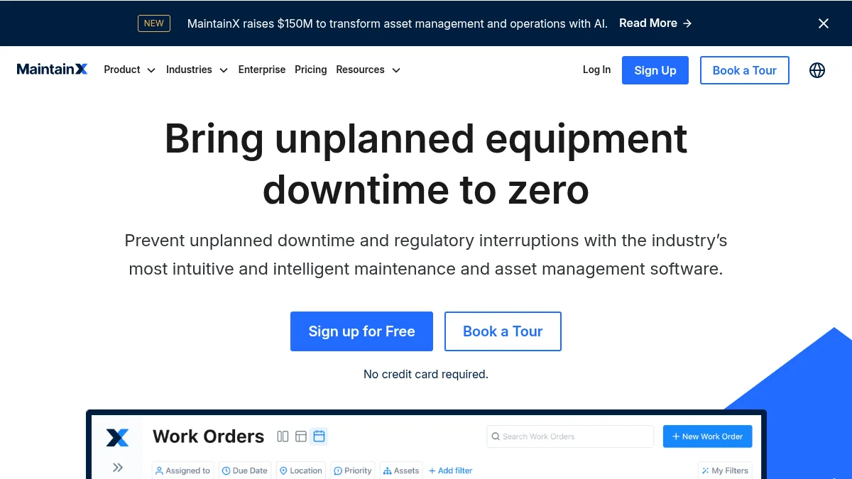 MaintainX Secures $150M Series D for Industrial AI Asset Management