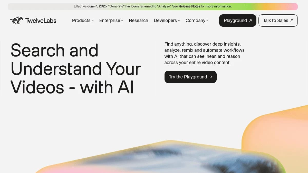 TwelveLabs Video AI Models Launch on Amazon Bedrock