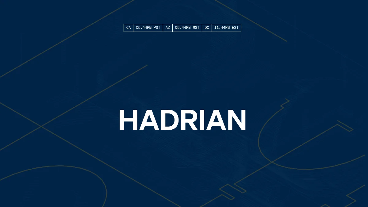 Hadrian Secures $260M for Defense Manufacturing Automation