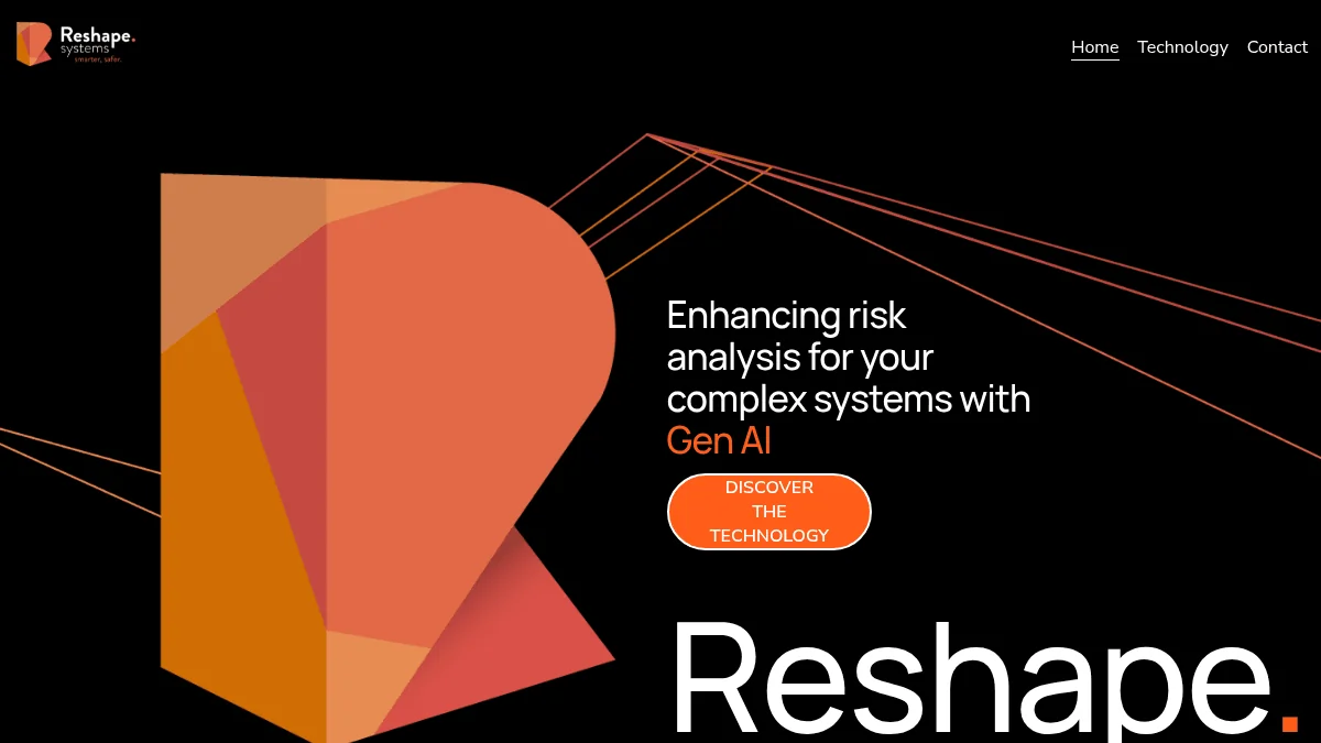 Reshape Systems Secures €856k Pre-Seed for AI Risk Analysis