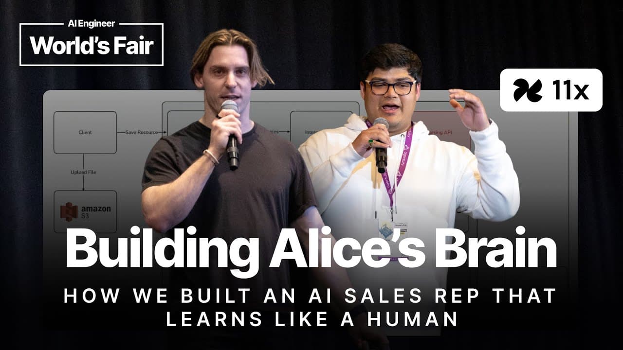 Alice's Brain: 11x's Knowledge Base Revolutionizes AI Sales Reps