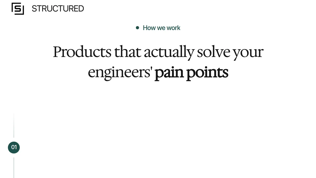 Screenshot of Structured AI