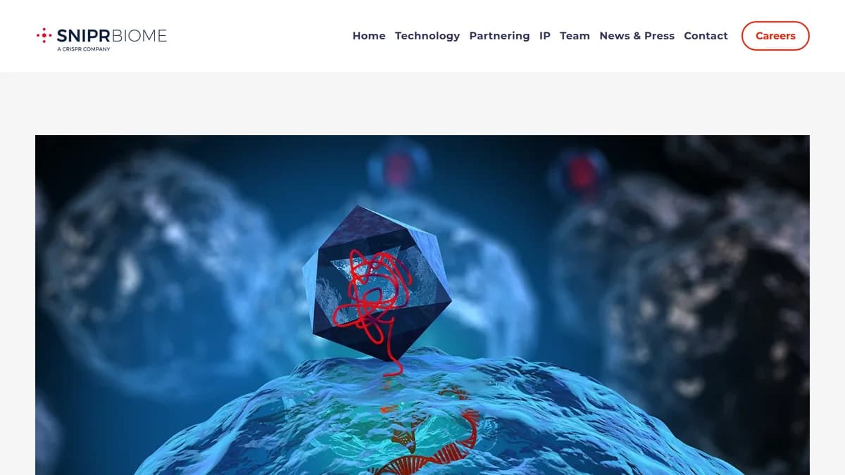 SNIPR Biome Secures €35M Series B for CRISPR Therapies