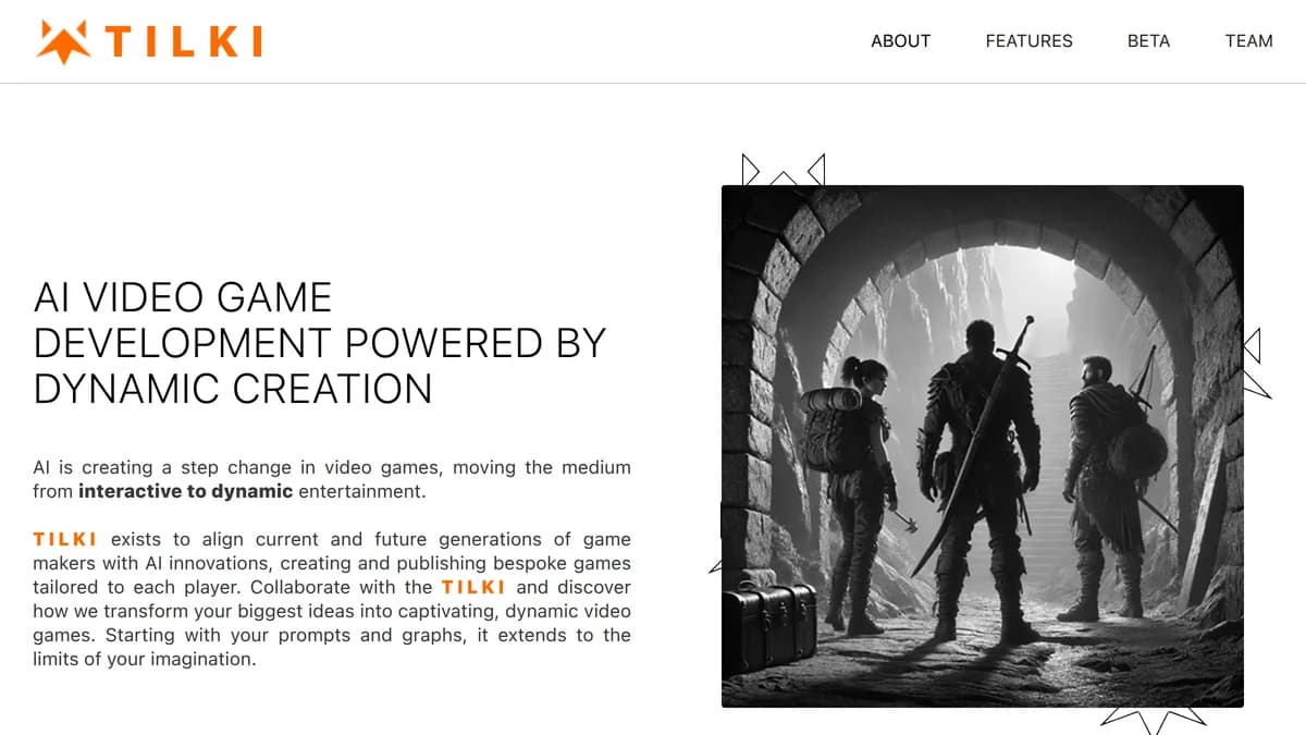 London's TILKI Raises €1.8M for AI Game Creation Platform