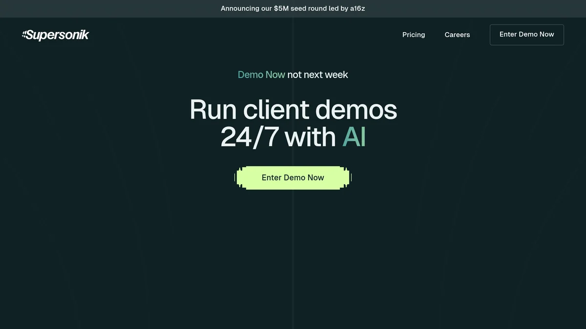 Supersonik Launches with $5M to Revolutionize Software Sales Using AI-Powered Live Product Demos