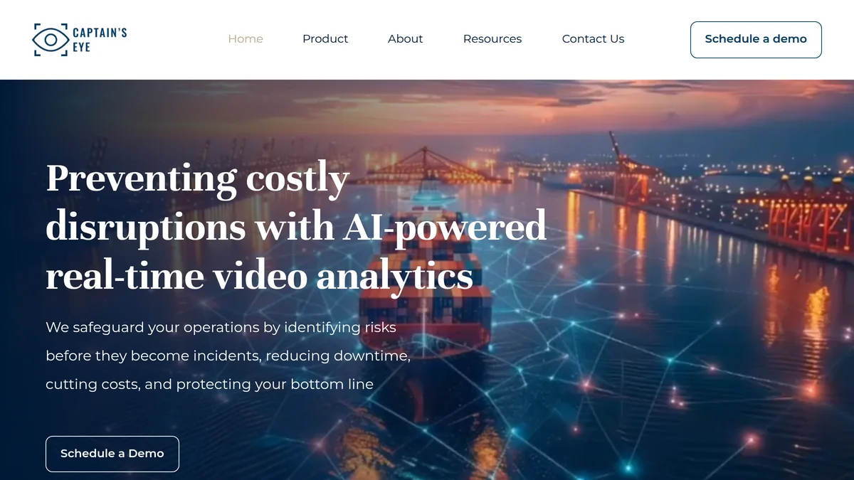 Captain's Eye Secures Series A Funding for Maritime AI Safety