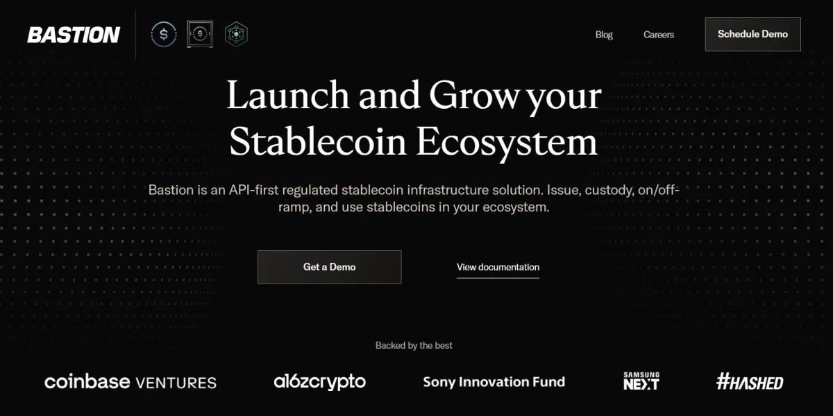 Coinbase Ventures Leads $14.6M Investment in Stablecoin Startup Bastion
