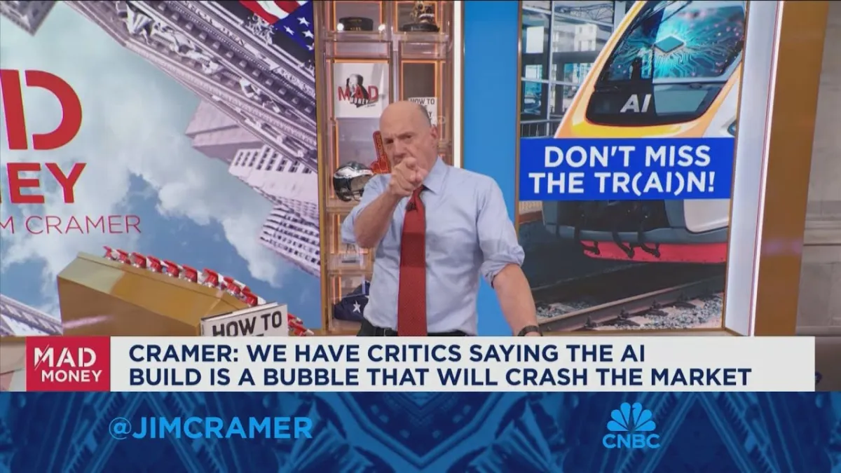 Cramer Dismisses AI Bubble Fears, Citing Jensen Huang's Unwavering Vision