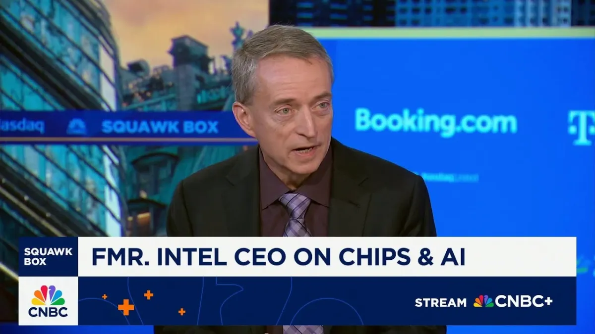 Former Intel CEO Declares "Of Course" We're In An AI Bubble