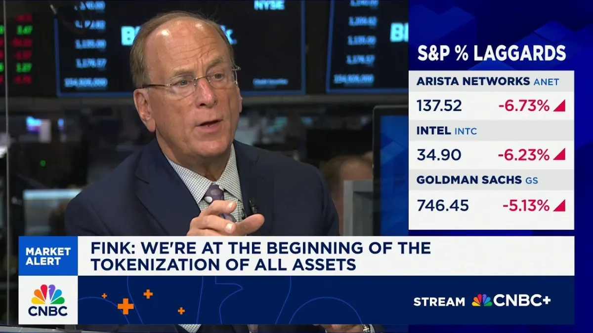 BlackRock CEO Fink: AI Investment Crucial for US Geopolitical Leadership