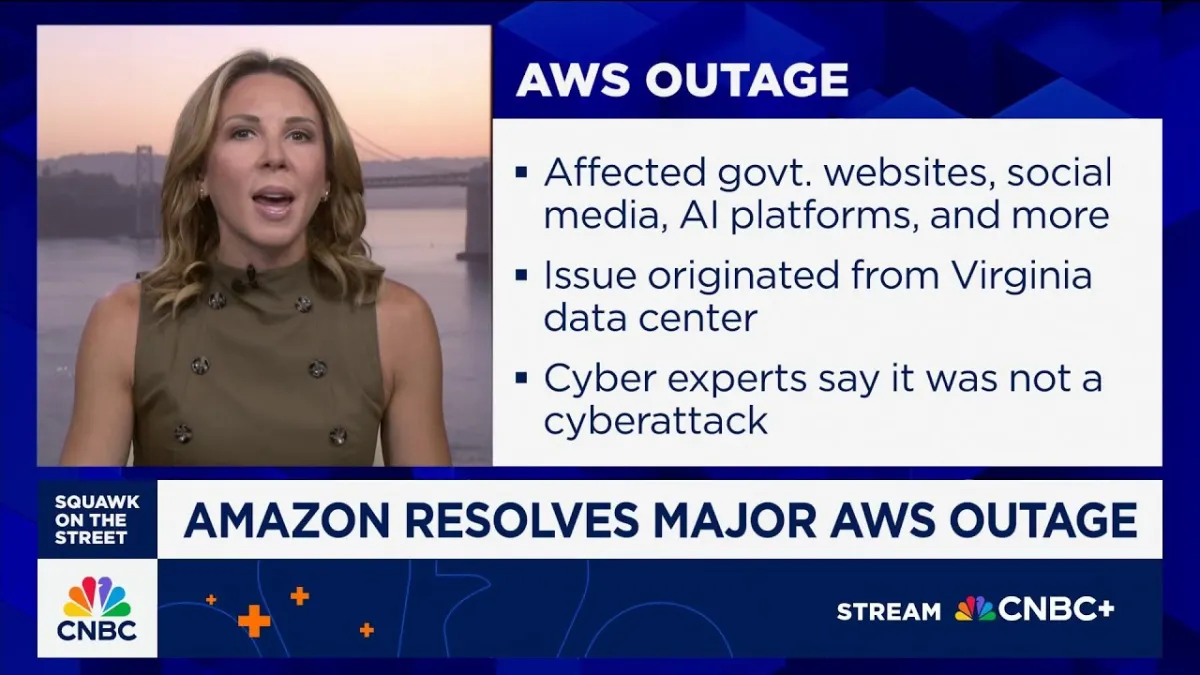 AWS Outage Exposes AI's Fragile Cloud Backbone