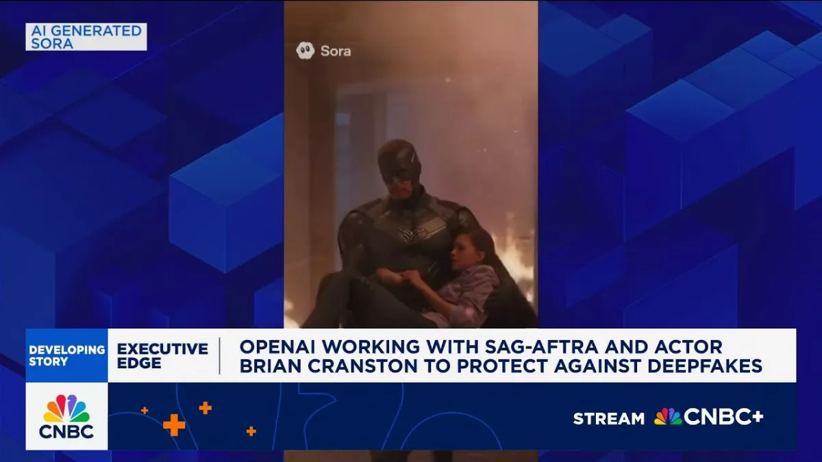 OpenAI, SAG-AFTRA, and Cranston Confront Deepfakes in Generative AI