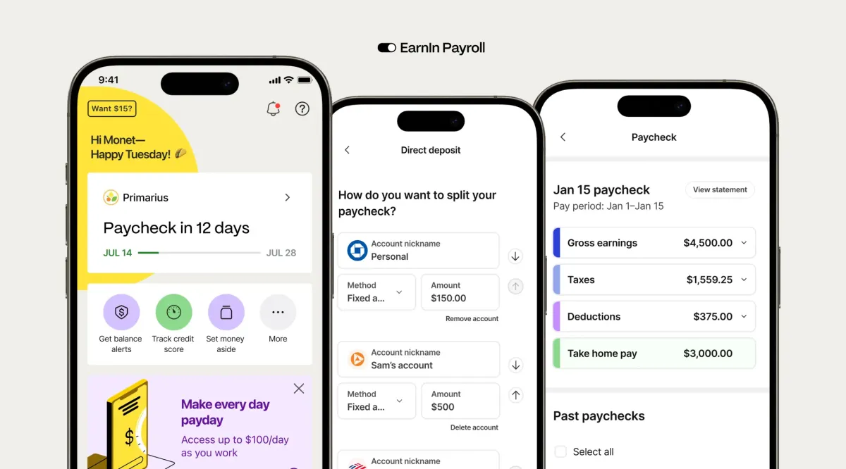 EarnIn Expands Into Payroll to Redefine How America Gets Paid