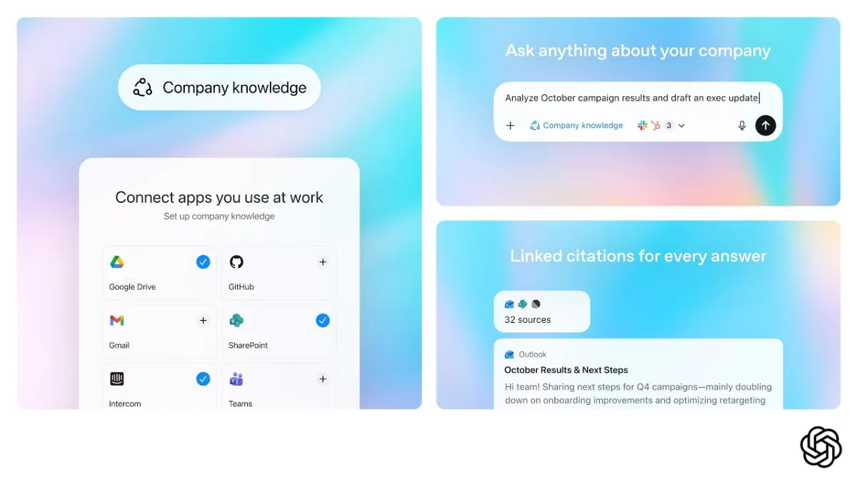 ChatGPT Unlocks Enterprise Data with New Company Knowledge Feature