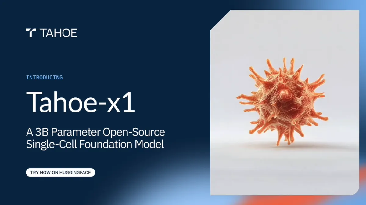 Tahoe-x1 single cell model scales AI for cancer drug discovery