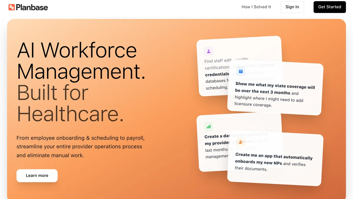 Planbase raises $2.1M to advance AI healthcare workforce management