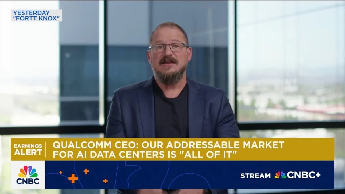 Qualcomm CEO Declares "All Of It" For AI Data Centers
