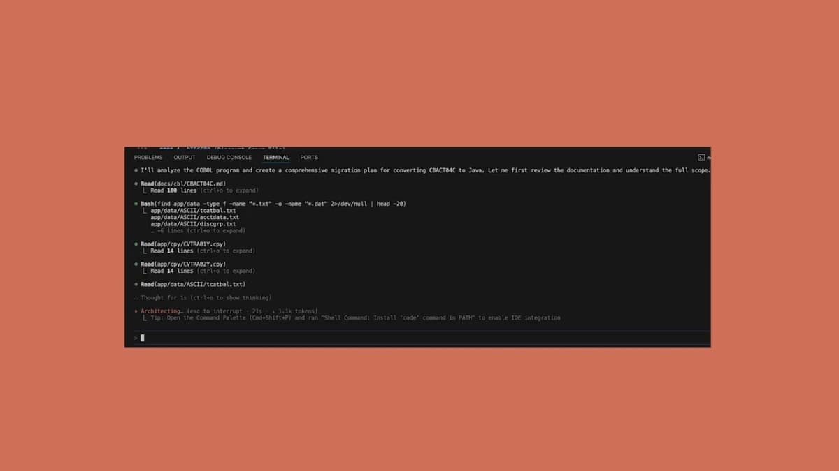 Claude Code modernizes