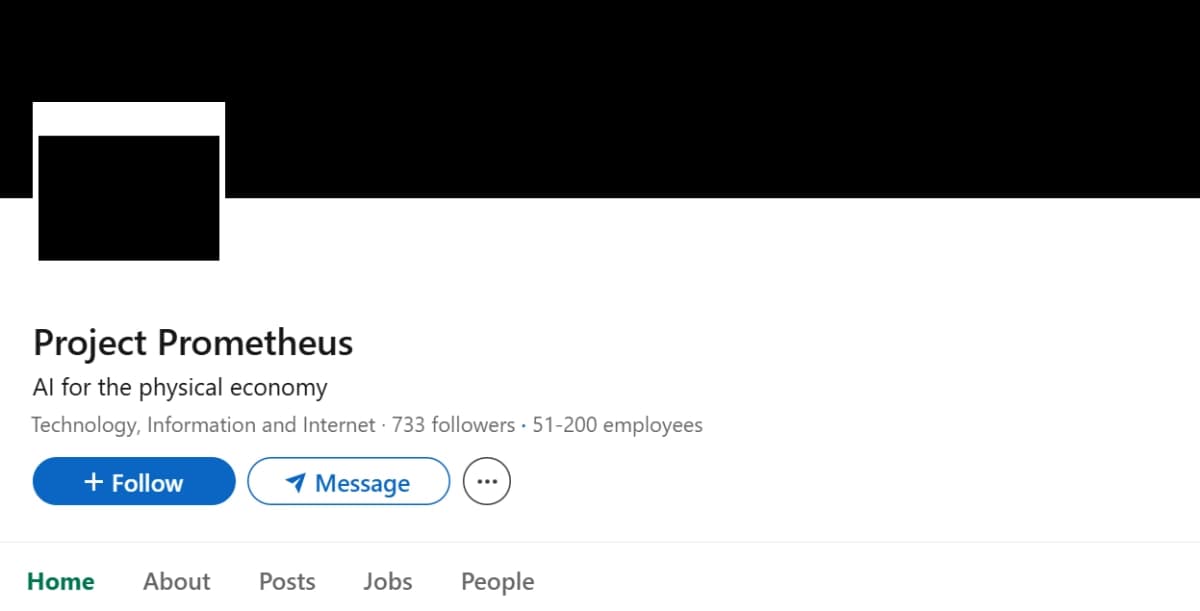 Bezos Project Prometheus: AI for the Real World