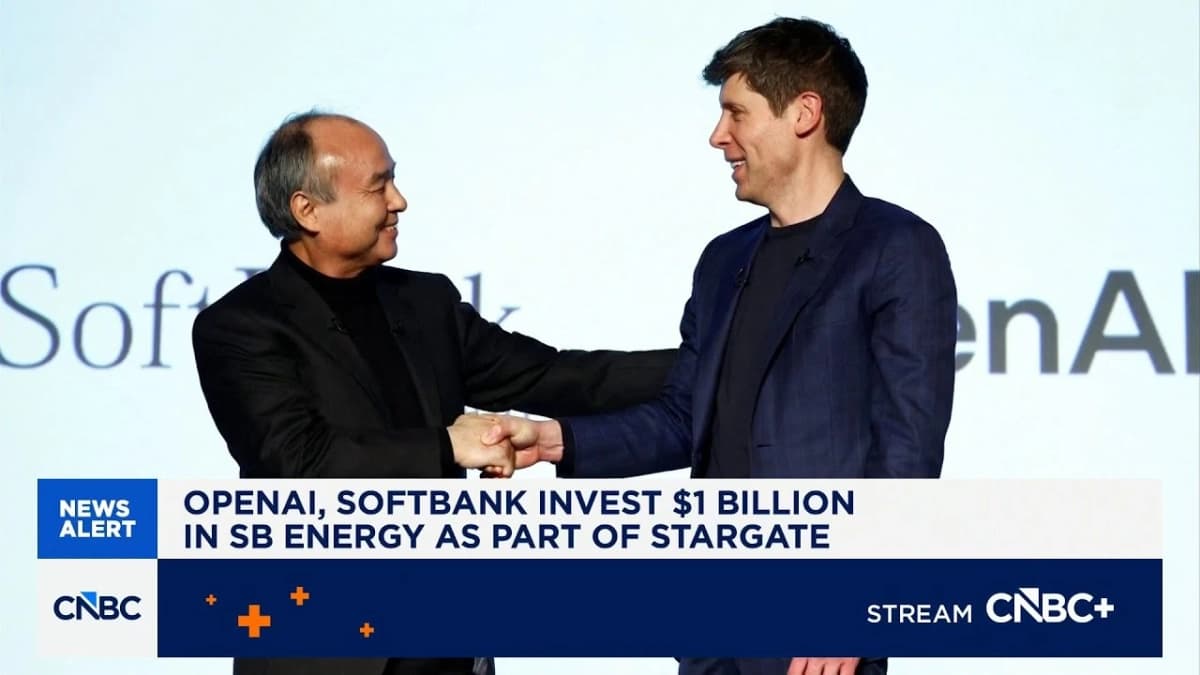 OpenAI and SoftBank’s $1 Billion SB Energy Investment Underscores AI’s Insatiable Power Demand