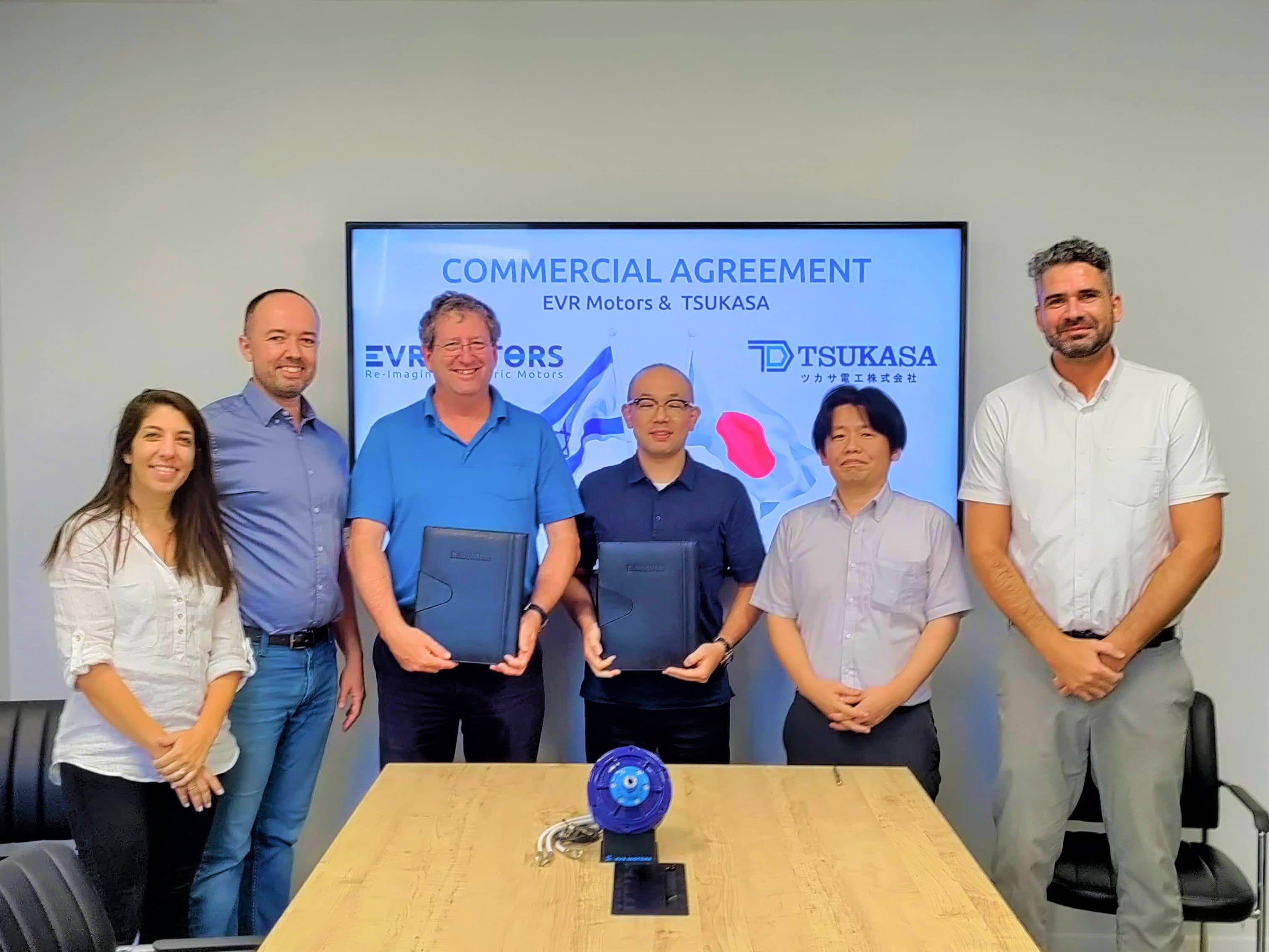 Israel’s EVR Motors partners with Tsukasa Electric to bring its breakthrough electric motor to Japan
