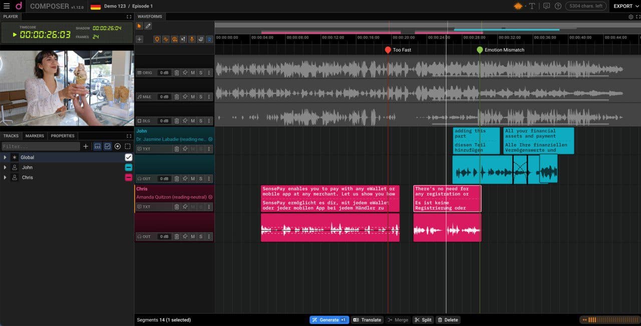 Deepdub's Generative AI, Deepdub GO, Revolutionizes Content Localization, Dubbing and Emotion Prompting