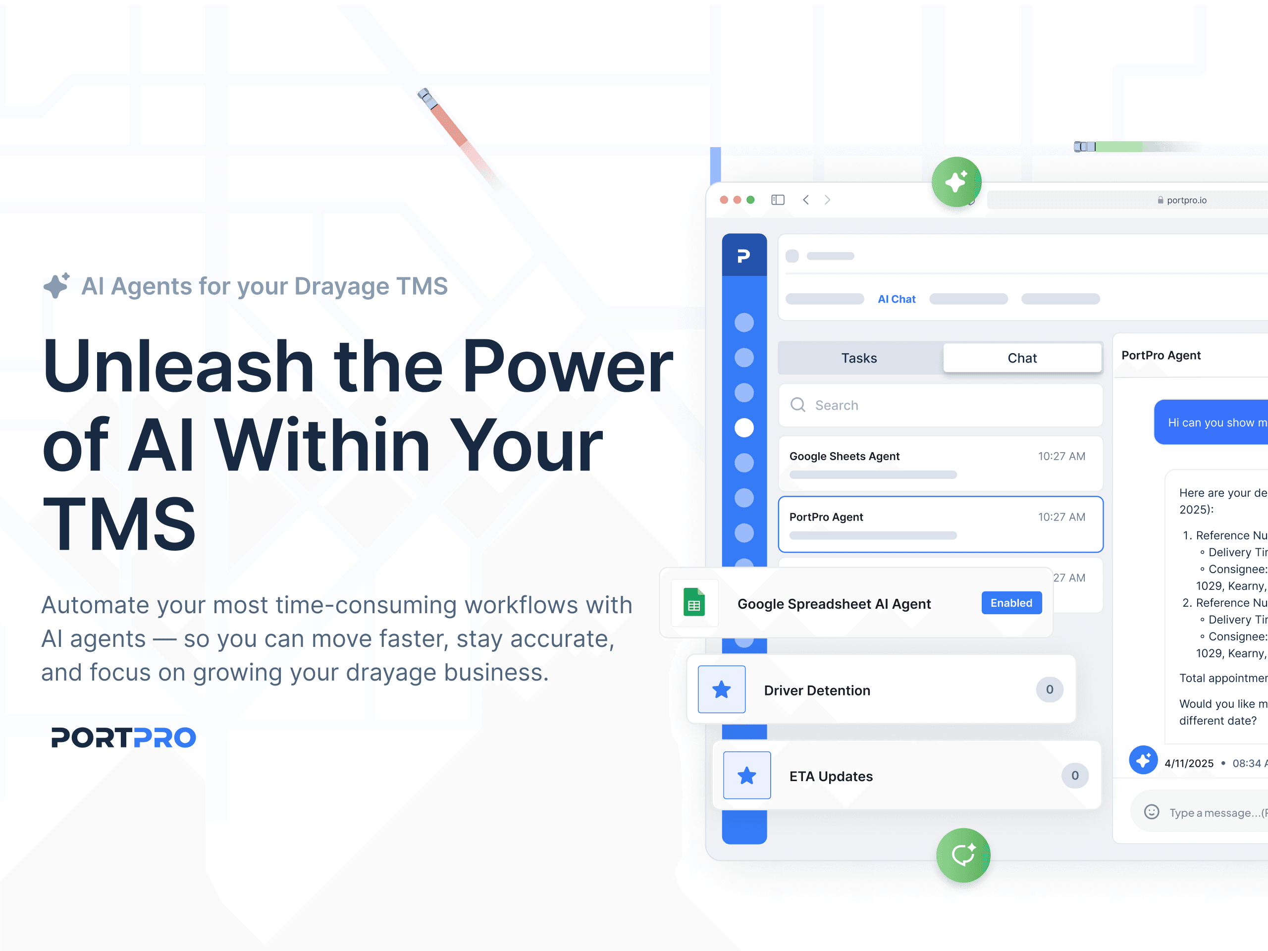 AI Meets Drayage: PortPro Launches AI Agents at a Critical Moment for the Industry
