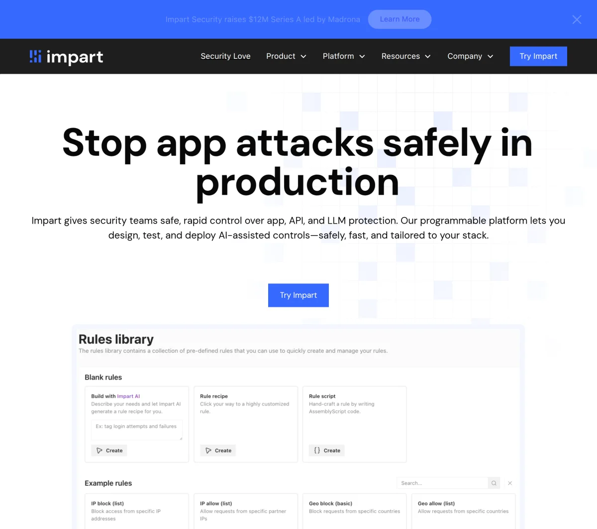 Impart Security Secures $12M Series A Funding for AI-Powered Security Platform