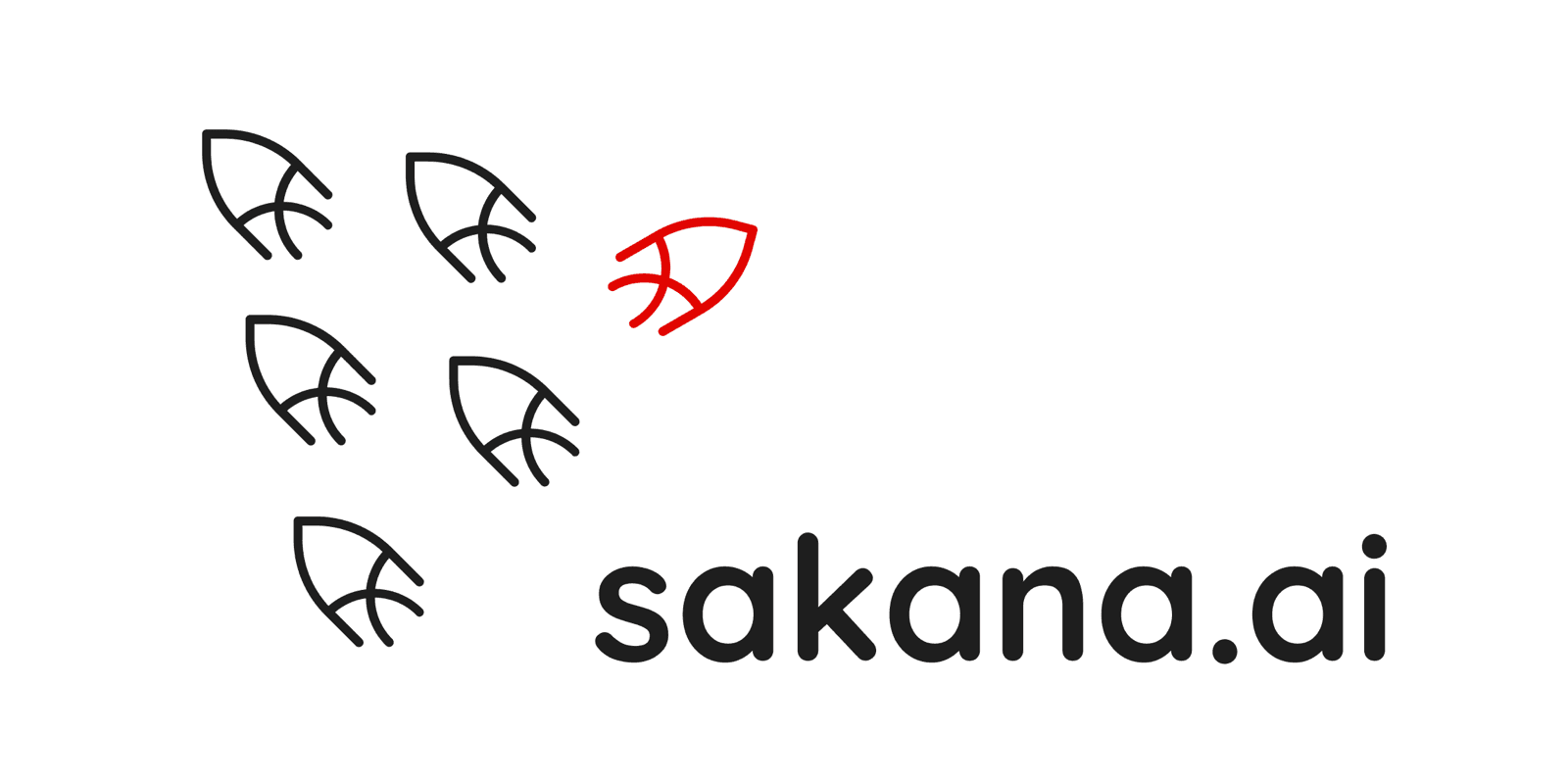 MUFG and Sakana AI logos side-by-side with abstract AI network graphic