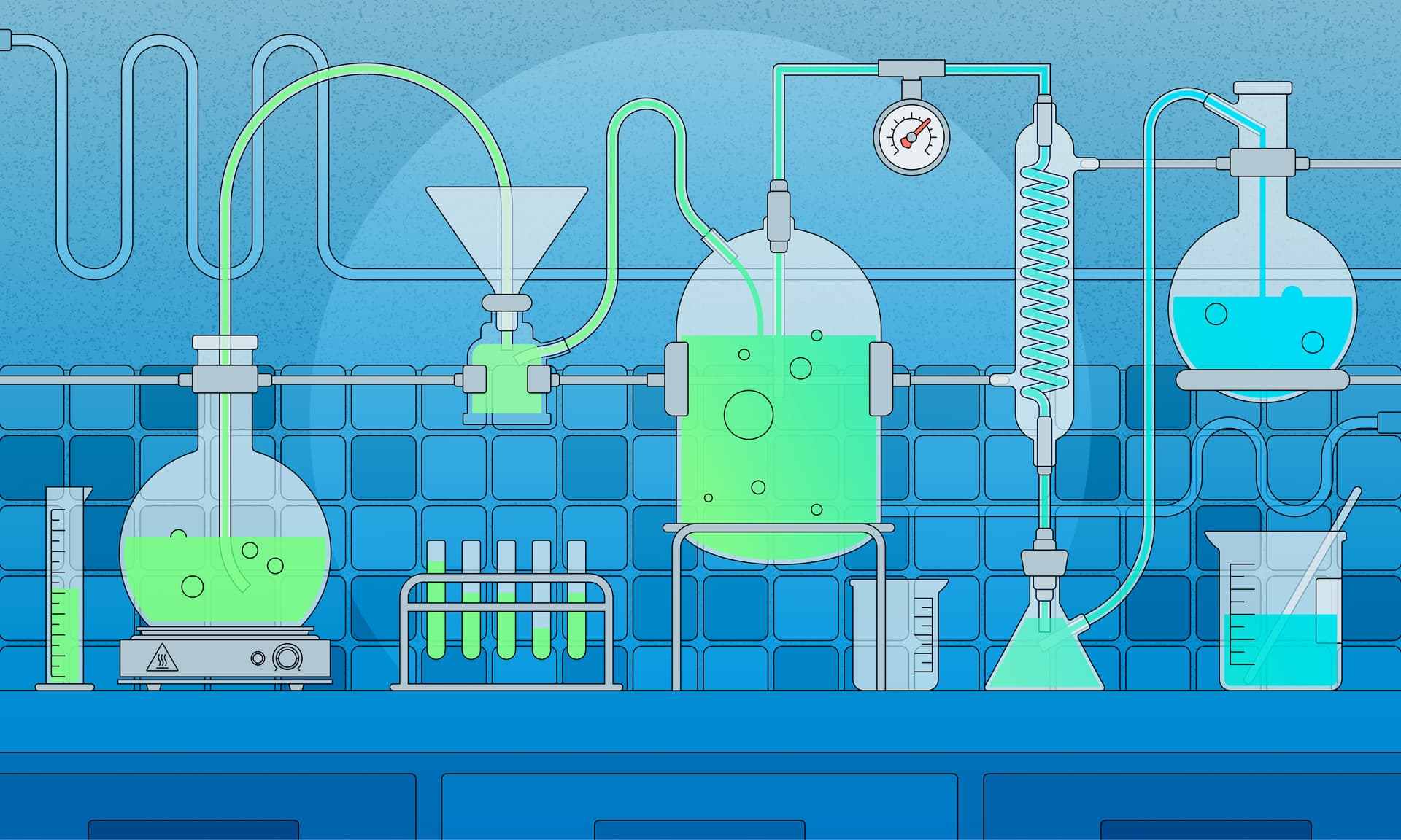 Abstract representation of a network with some nodes offline, symbolizing GitHub outages.