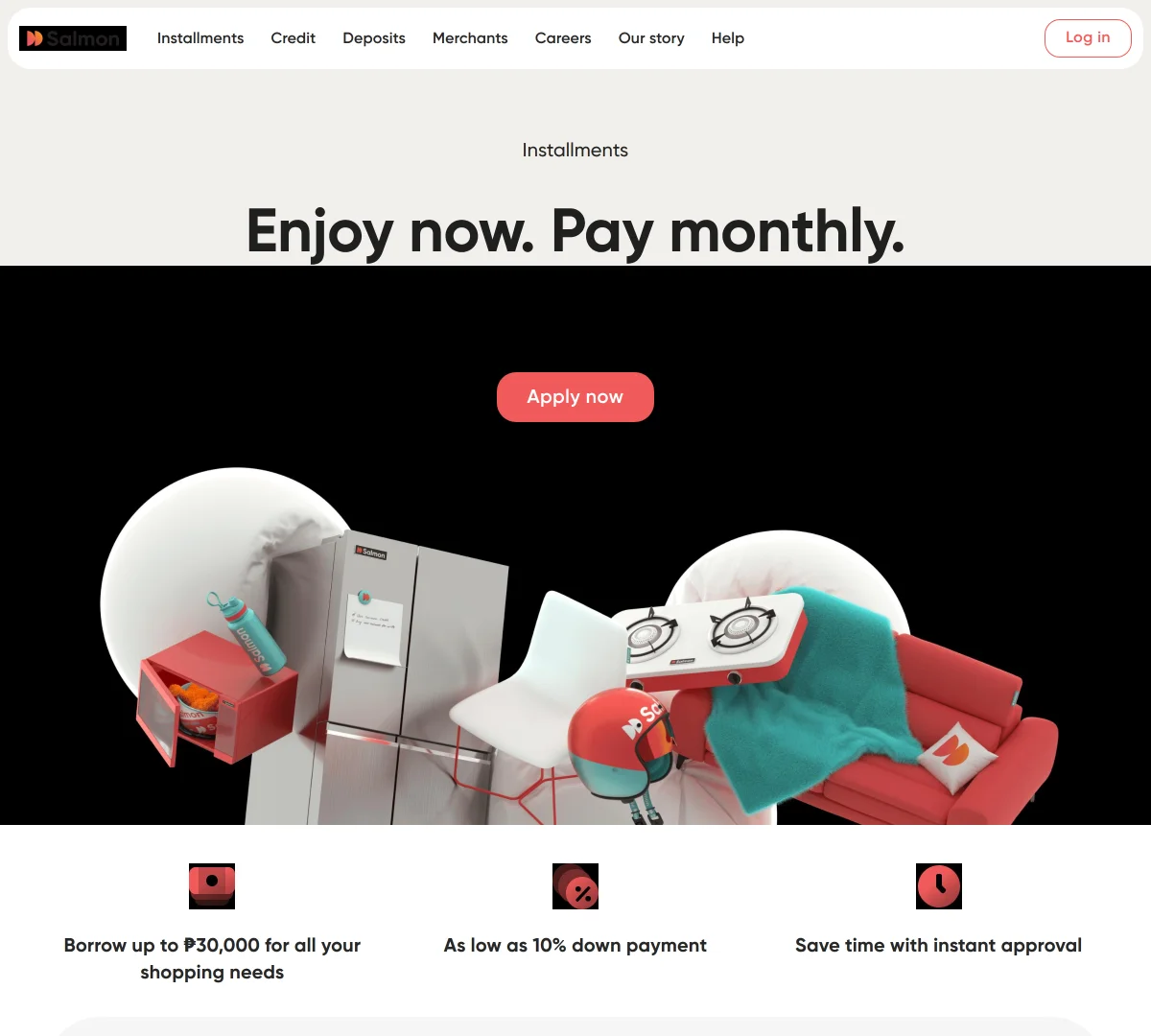 Screenshot of Salmon Philippines funding