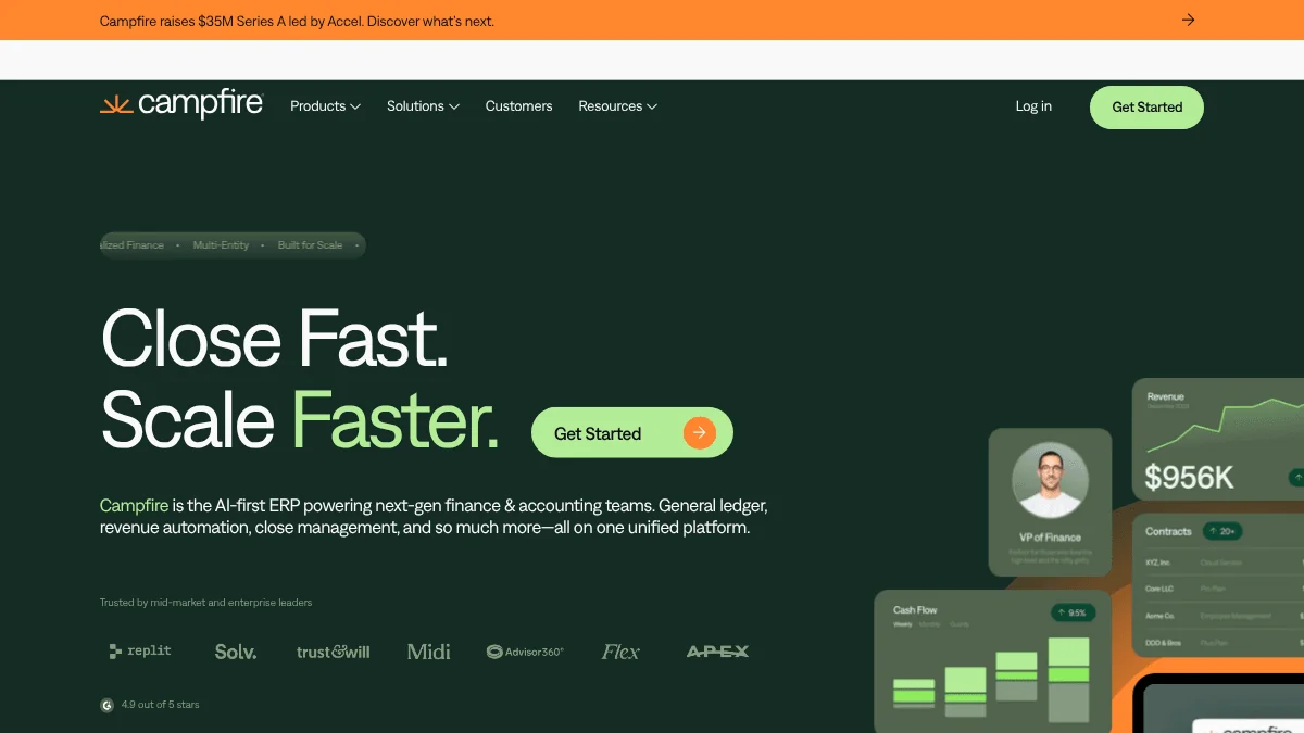 Screenshot of Campfire AI