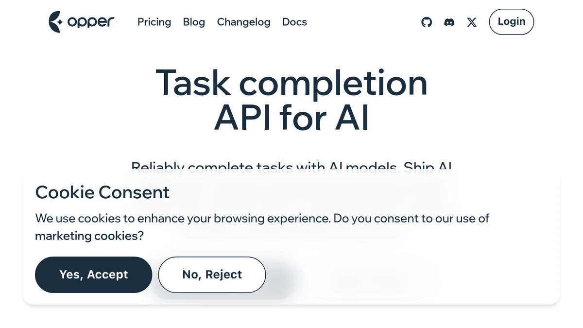 Screenshot of Opper AI funding