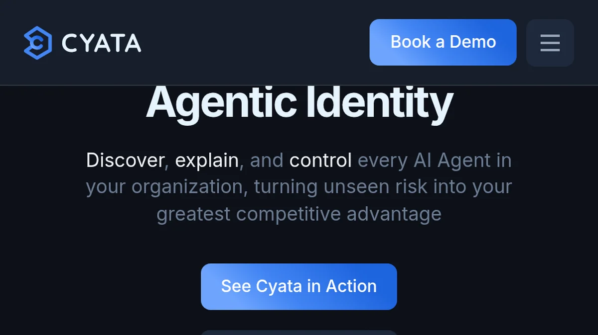 Screenshot of AI agent security