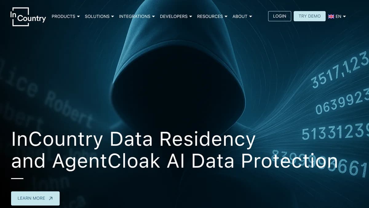 Screenshot of InCountry funding