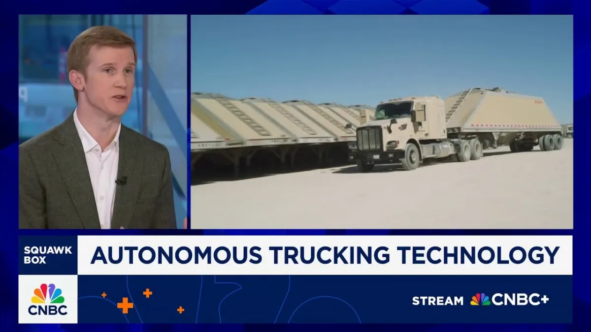 Autonomous trucking technology