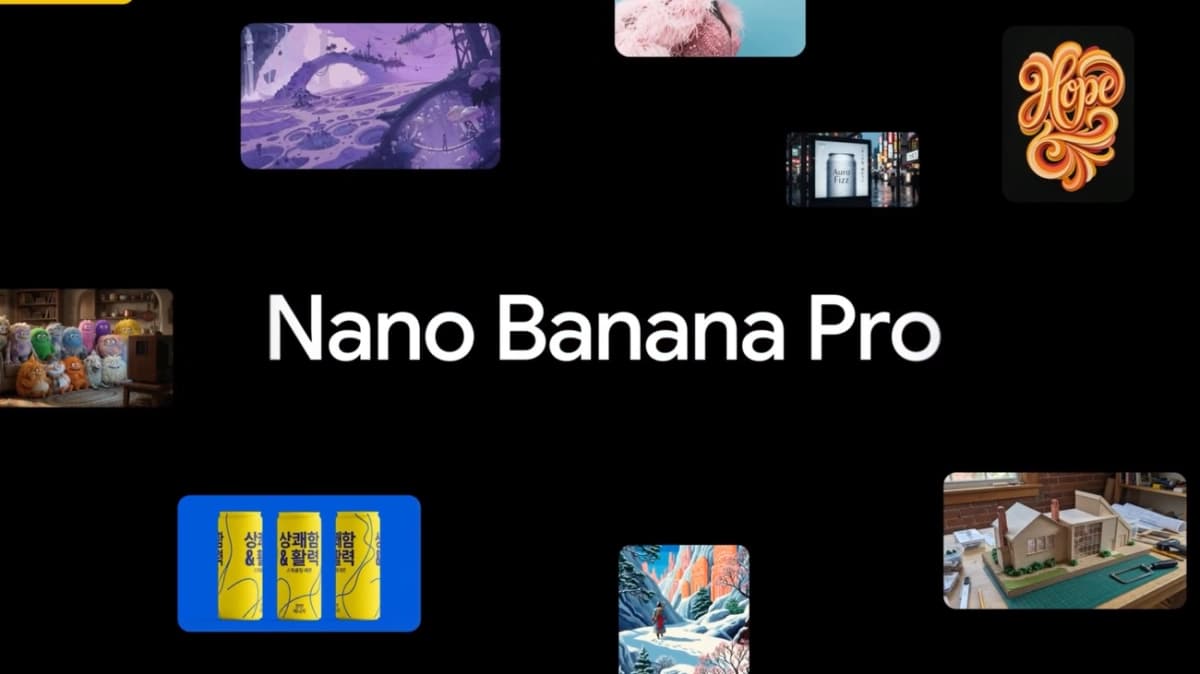 Nano Banana Pro interface showing accurate text generation and advanced editing controls for high-fidelity visual designs.