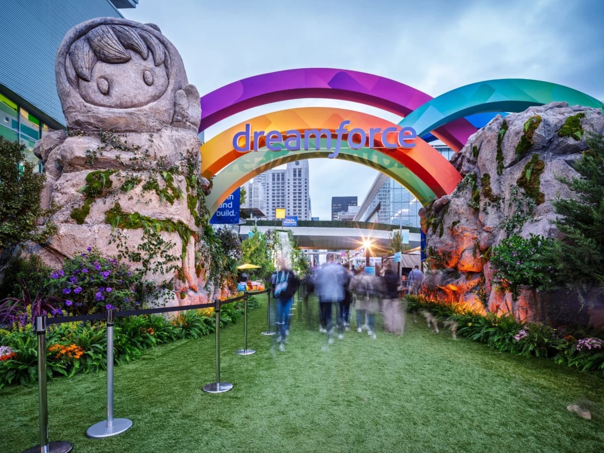 Agent Astro, Salesforce's mascot, representing Agentic AI's role as a proactive partner in enterprise analytics at Dreamforce.