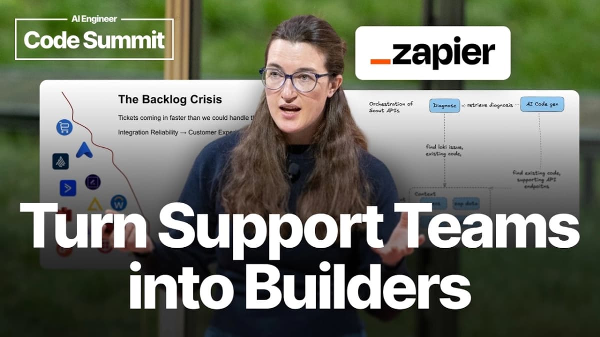 Your Support Team Should Ship Code – Lisa Orr, Zapier