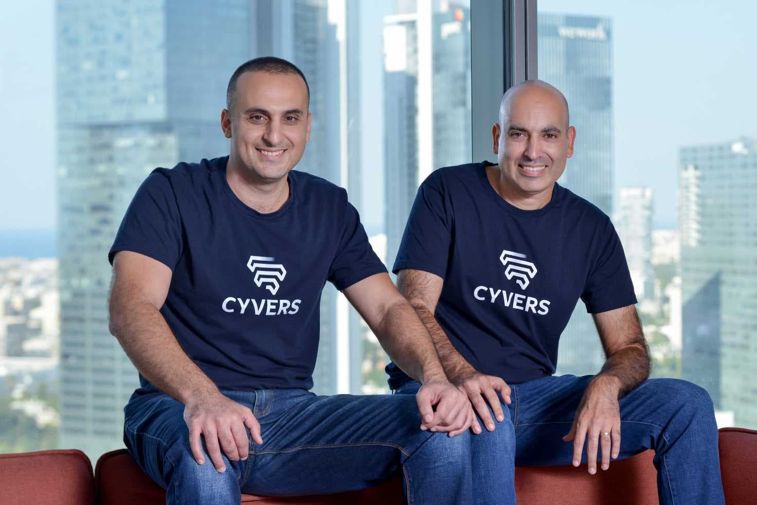 Meir Dolev, Co-Founder, CTO & CPO (left) Deddy Lavid, Co-Founder and CEO (right) at CyVers. Credit: CyVers.