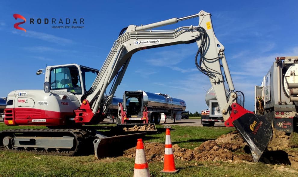 RodRadar’s Live Dig Radar® Deployed for the First Time by a US-based Contractor. Credit: RODRADAR.