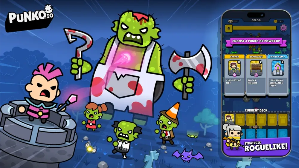 Mika Games Invests $2M in Agonalea Games to Advance Hybrid-Casual Tower Defense Title Punko io