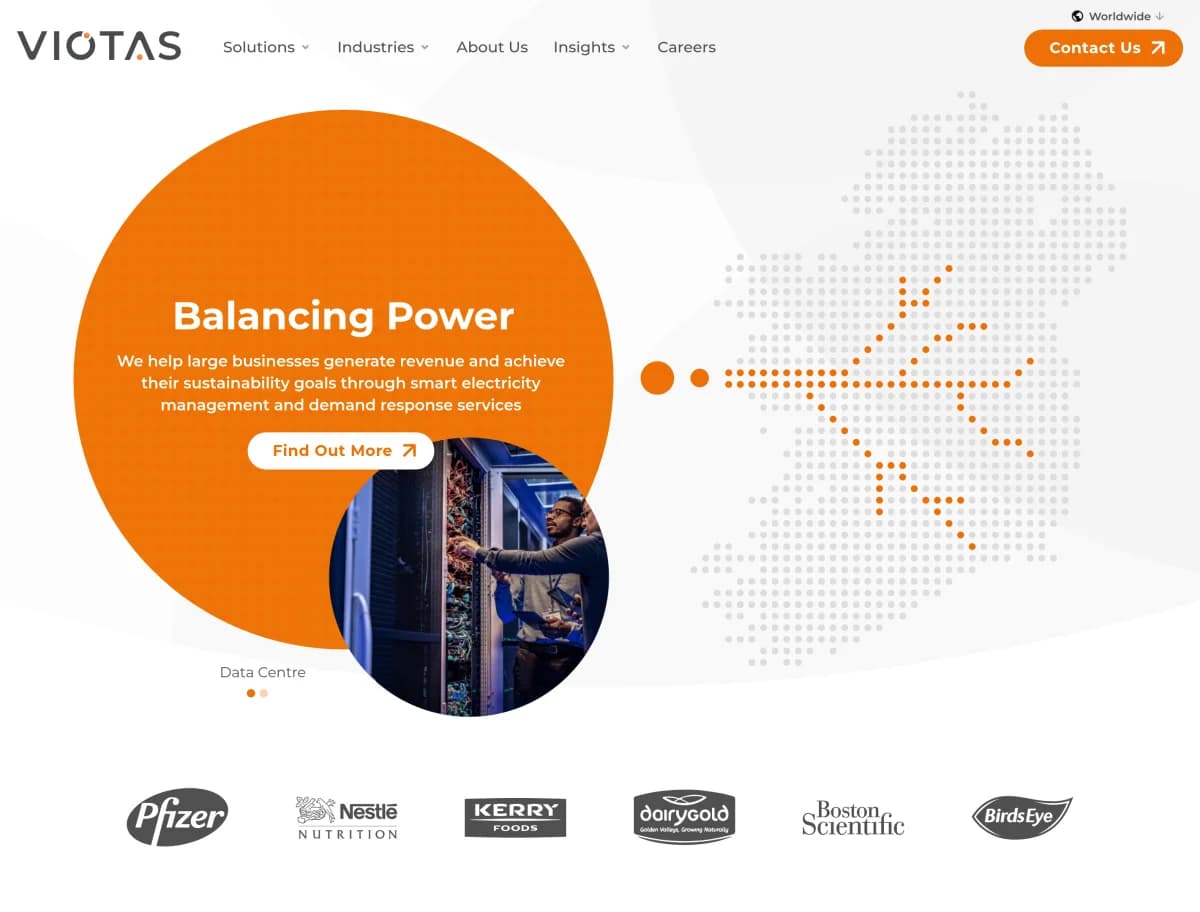 Screenshot of VIOTAS €10 Million Funding Smart Grid Technology