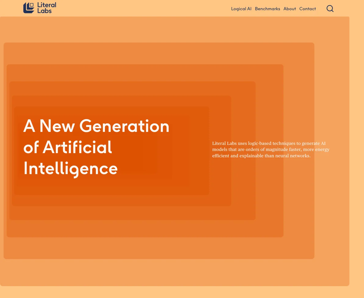 Screenshot of Literal Labs Pre-Seed Funding