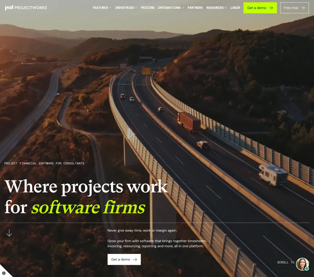 Screenshot of Projectworks Series A Funding