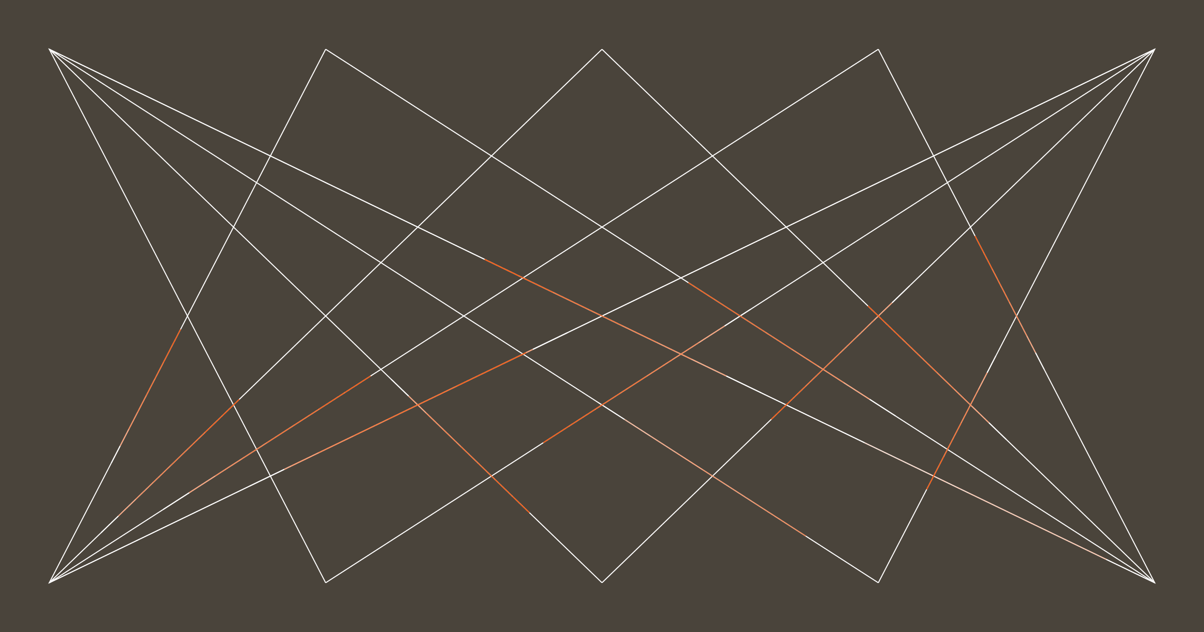 Abstract visualization of code snippets and search lines, representing AI code assistance and search.