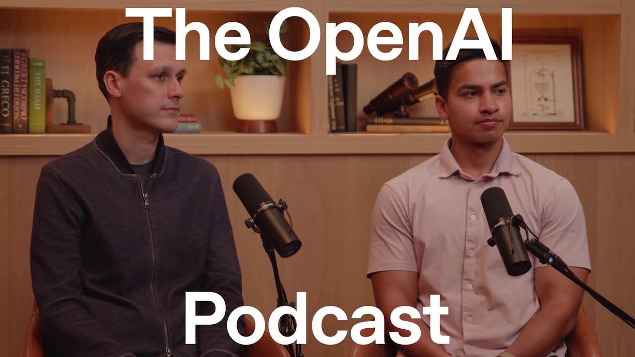 Dr. Nate Gross and Karan Singhal discussing AI in healthcare on the OpenAI Podcast