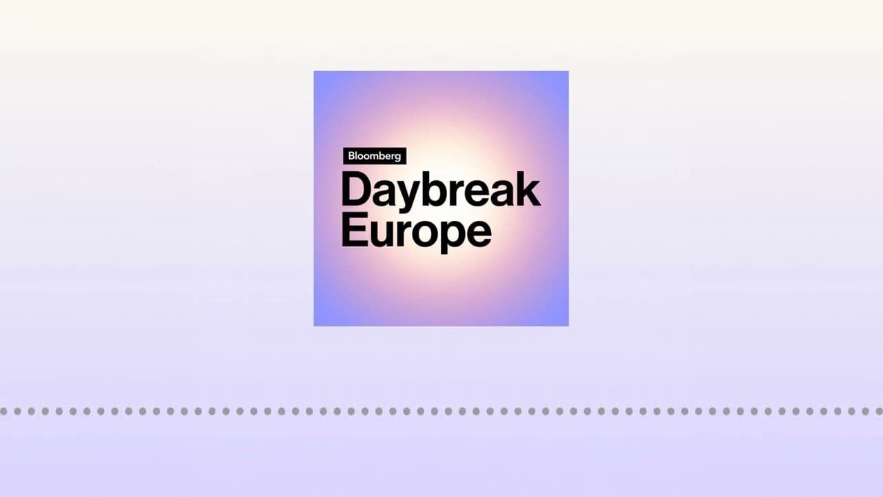 Bloomberg Daybreak Europe logo with audio waveform